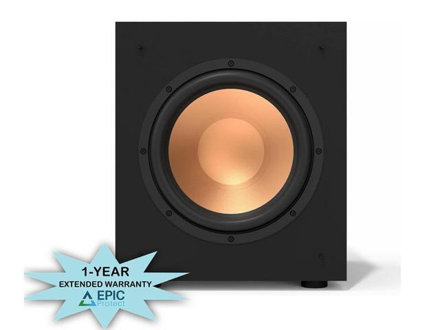 Klipsch R-120SW 200 Watt Subwoofer with an Additional 1 Year Coverage (2018)