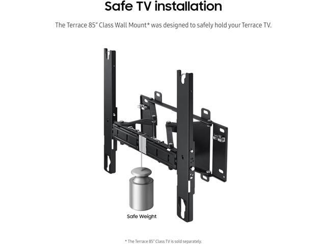 Samsung - 85” The Terrace Outdoor Wall Mount - Black - image 7