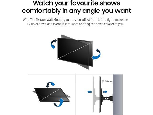 Samsung - 85” The Terrace Outdoor Wall Mount - Black - image 8