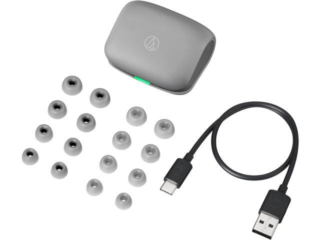 Audio Technica ATH-TWX7 Wireless Earbuds - Stone Gray