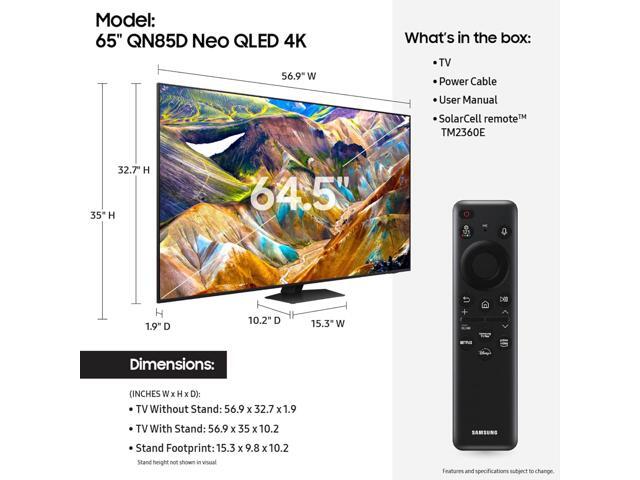 Samsung - 75” Class QN85D Series NEO QLED 4K Mini LED Smart Tizen TV (2024) - image 6