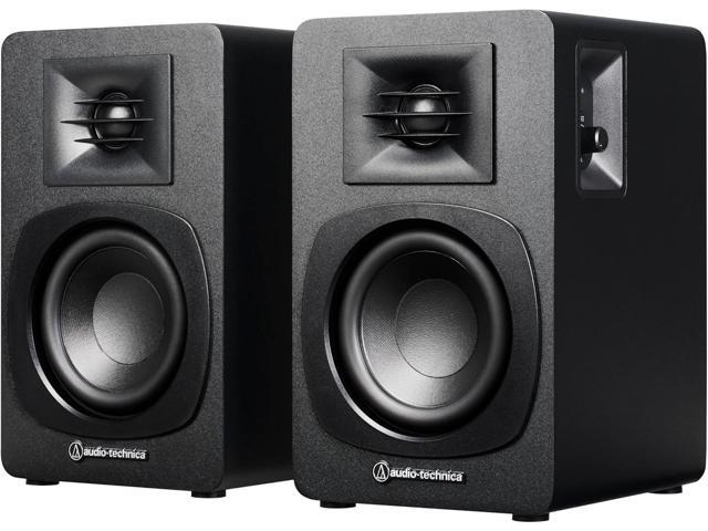 Audio Technica AT-SP3X Powered Bookshelf Speakers with Bluetooth (2024)
