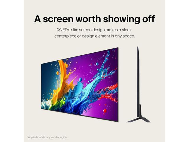 LG 43QNED80TUC 43' QNED 4K Ultra HD Smart TV with HDR10 Pro (2024)
