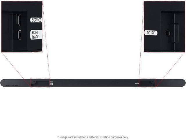Samsung HW-S700D 3.1Ch Ultra-Slim Soundbar and Subwoofer with 2 Year Amber Protection Plan (2024)