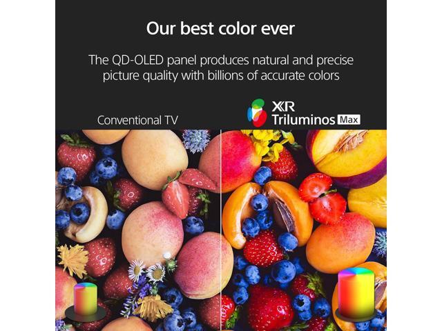 Sony K55XR80M2 55 Inch Bravia 8 QD-OLED 4K HDR Google TV with a Walts Large/Extra Large Full Motion Mount for 43'-90' TVs and Amber Protection...