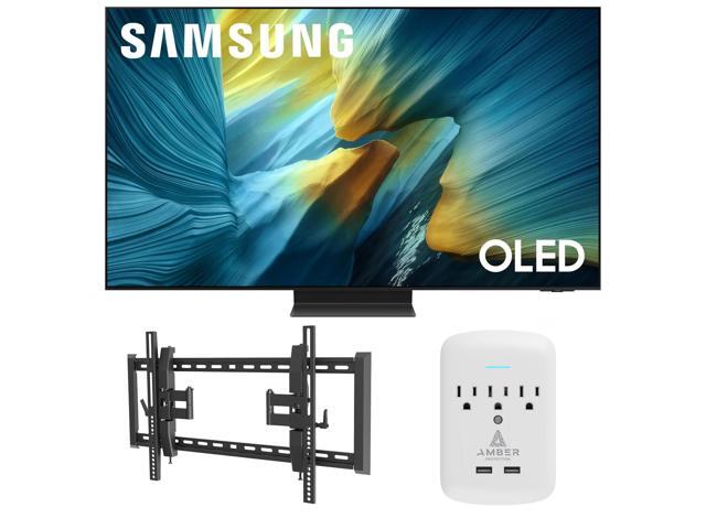Samsung QN83S95FAEXZA 83 Inch OLED HDR Pro 4K Smart TV with a Walts TILT-EXTENSION-37-90 Tilt Mount for 37'-90' TVs and Amber Protection...