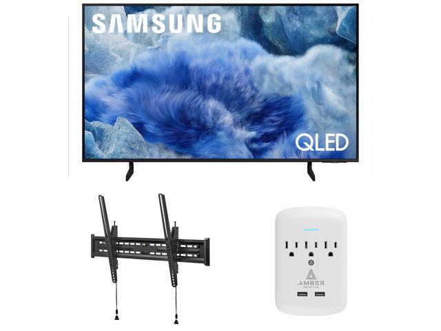Samsung QN50Q8FAAFXZA 50 Inch Class QLED Q8F 4K Vision AI Smart TV with a Walts TILT-MOUNT-43-90 Large/XL Tilt Mount for 43'-98' TVs and Amber...