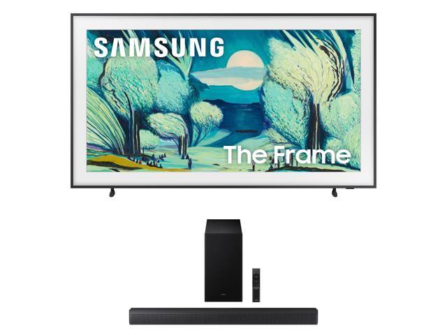 Samsung QN65LS03FAFXZA 65 Inch The Frame QLED 4K Art Mode Vision AI Smart TV with a Samsung HW-B630F B-Series Soundbar 3.1 Ch and Subwoofer with.