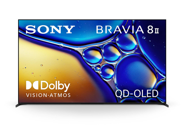 Sony K55XR80M2 55 Inch Bravia 8 QD-OLED 4K HDR Google TV with a Kanto PMX800 Full Motion Dual Stud Mount (2025)