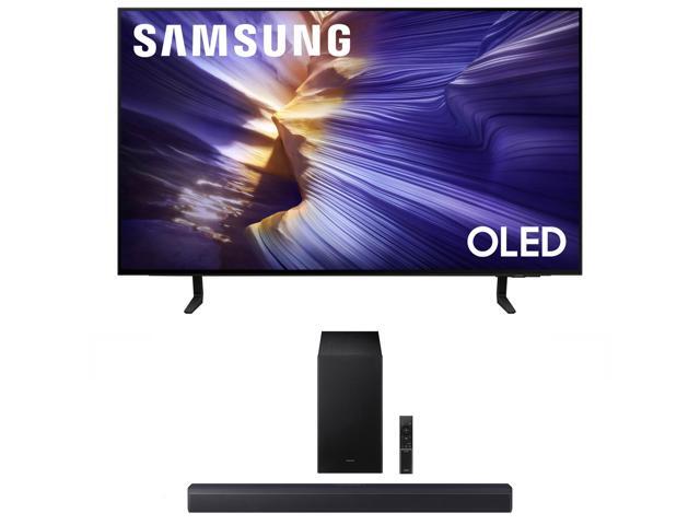 Samsung QN42S90FAEXZA 42 Inch 4K OLED Smart TV with a Samsung HW-B550F B-Series Soundbar 2.1 Ch and Subwoofer (2025)