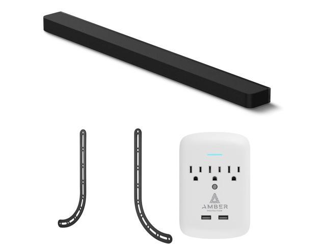 Sony HT-A9000 BRAVIA Theater Bar Soundbar with a Walts TV SOUNDBAR-MOUNT and Amber Protection 3-OUTLET-SURGE Surge Protector (2024)