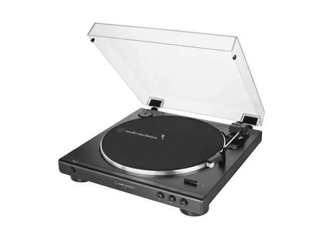 Audio-Technica AT-LP60X-GM Fully Automatic 2-Speed Belt-Drive Turntable with Audio Technica AT-SP3X Powered Bookshelf Speakers (2018)