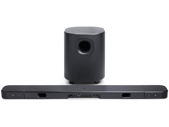 JBL BAR-700-MK2 Surround Sound 4K Dolby Atmos Passthrough Soundbar with a WireLogic Ruby 8ft Ultra High Speed 4K-8K-10K HDMI Cable (2025)