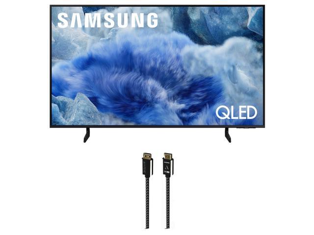 Samsung QN50Q8FAAFXZA 50 Inch Class QLED Q8F 4K Vision AI Smart TV with an Austere 7S-8KHD2-2.5M VII Series 2.5m Premium Braided 8K HDMI Cable (2025)