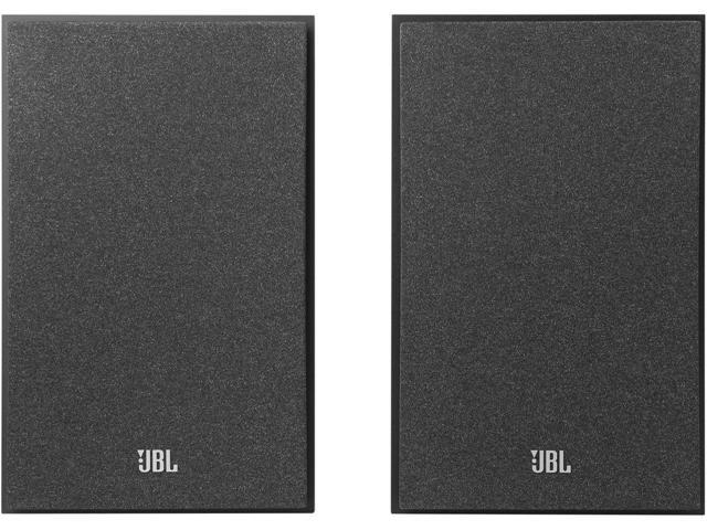 JBL STAGE-250B-BLACK 2-Way 5.25' Bookshelf Loudspeakers with STAGE-FS-BLK Floorstands (2025)