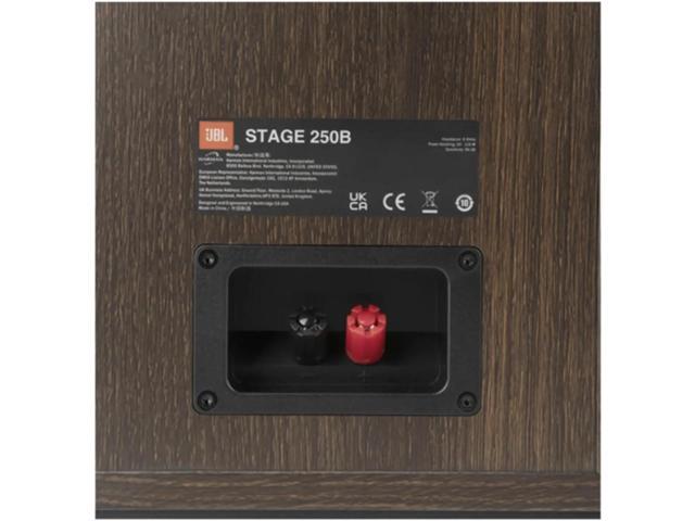 JBL STAGE-250B-BLACK 2-Way 5.25' Bookshelf Loudspeakers with STAGE-FS-BLK Floorstands (2025)