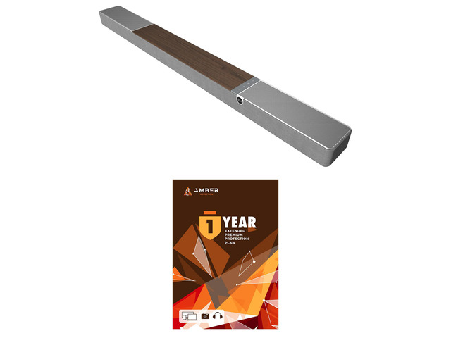 Klipsch FLEXUS-300-SOUNDBAR 5.1.2 Dolby Atmos Sound Bar Walnut with 1 Year Amber Protection Extension Plan (2025)