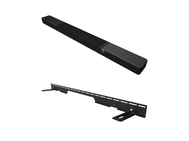 Klipsch FLEXUS-300-SOUNDBAR 5.1.2 Sound Bar Ebony with a Klipsch FLEXUS-300-MOUNT Speaker Mount (2025)