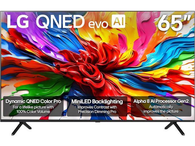 LG 65QNED92AUA 65 Inch 4K QNED Mini LED evo AI Smart TV with a 4 Year Amber Protection Plan (2025)