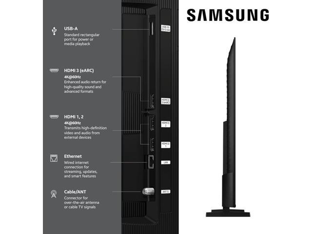 Samsung QN50Q7FAAFXZA 50 Inch QLED Q7F 4K Vision AI Smart TV with a 3 Year Amber Protection Plan (2025)