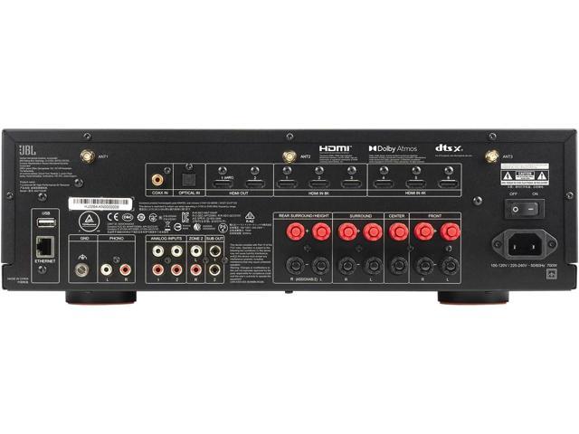 JBL - MA7100HP 7.2ch. Bluetooth and WiFi Capable 8K High Performance AV Home Theater Receiver - Black - image 12