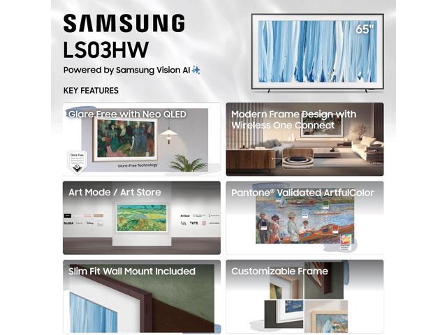 Samsung - 85” Class LS03HW Series The Frame Pro 4K UHD SamsungVision AI Smart Tizen TV (2026) - image 4