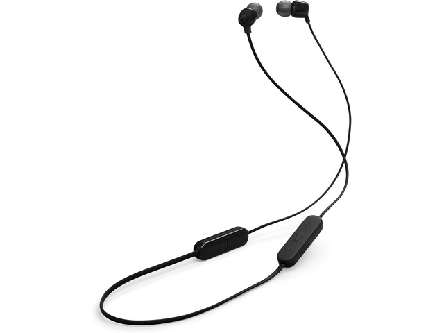 JBL TUNE135BT Wireless In-Ear Headphones with JBL Pure Bass Sound (Black)