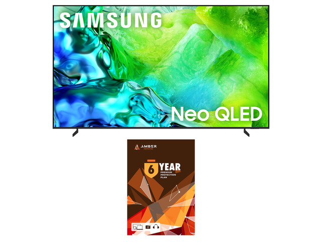 Samsung QN85QN80HAFXZA 85 Inch Neo QLED 4K TV with 6 Year Amber Protection Plan (2026)
