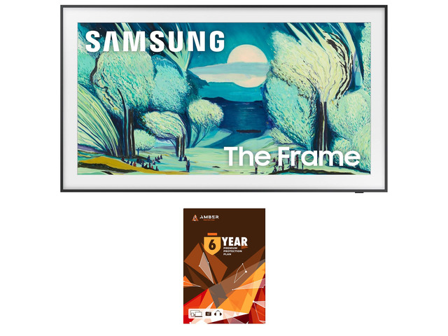 Samsung QN65LS03FADXZA 65 Inch The Frame QLED 4K Art Mode Smart TV with 6 Year Amber Protection Plan (2025)