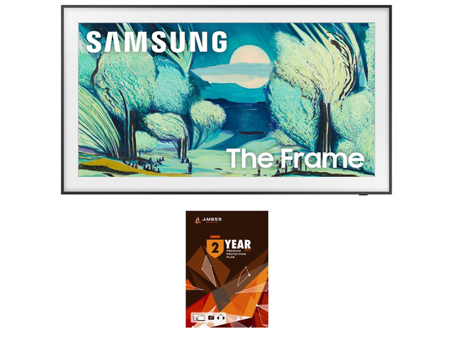 Samsung QN65LS03FADXZA 65 Inch The Frame QLED 4K Art Mode Smart TV with 2 Year Amber Protection Plan (2025)