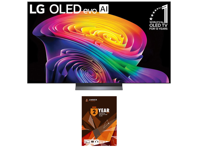LG OLED65C6PUA 65 Inch Class OLED AI C6 4K Smart TV with 2 Year Amber Protection Plan (2026)