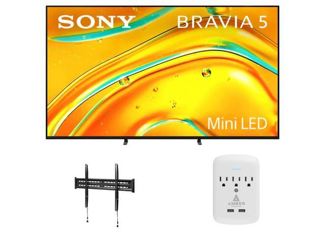Sony K-65XR50 65' TV with FIXED-MOUNT-43-90 and 3-OUTLET-SURGE (2025)