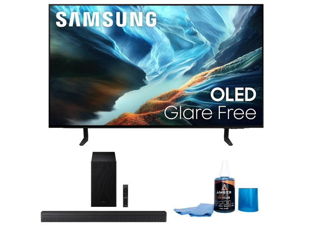 Samsung QN42S90HA 42' OLED TV with HW-B630F Soundbar and Subwoofer (2026)