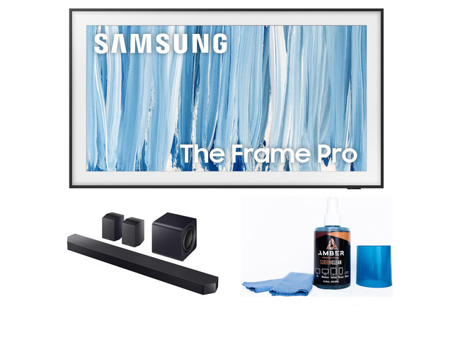Samsung QN55LS03HW 55' The Frame Pro TV with HW-Q990F Soundbar (2026)