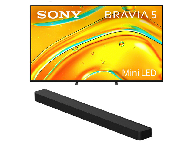 Sony K-65XR50 Mini LED 4K HDR TV with a HT-A8000 BRAVIA Soundbar (2025)