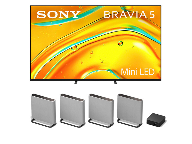 Sony K-55XR50 Mini LED 4K HDR TV with a HT-A9M2 BRAVIA Soundbar (2025)