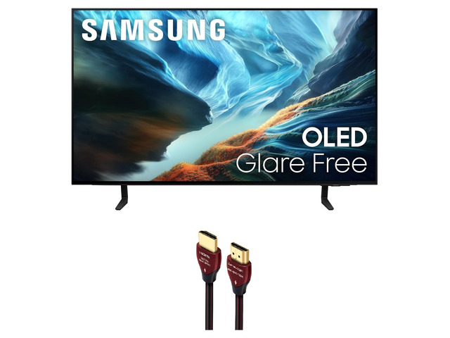 Samsung QN42S90HA 42' OLED TV with a WireLogic 4K-8K-10K HDMI Cable (2026)