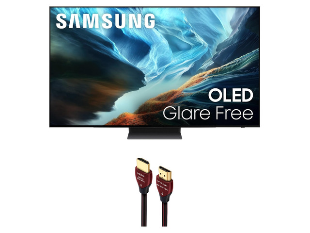 Samsung QN55S90HA 55' OLED TV with a WireLogic 4K-8K-10K HDMI Cable (2026)