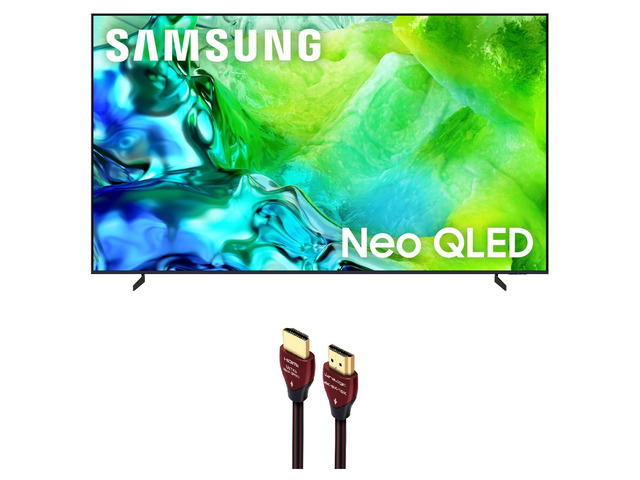 Samsung QN100QN80HF 100' QLED TV with WireLogic 4K-8K-10K HDMI Cable (2026)