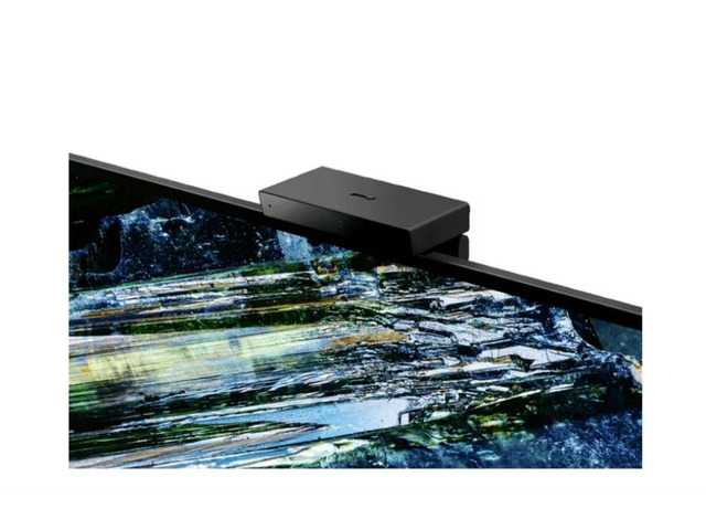 Sony XR77A95L 77 Inch QD-OLED 4K UHD Smart Google TV with AI Upscaling with an Austere VII Series 4-Outlet Power with Omniport USB (2023)