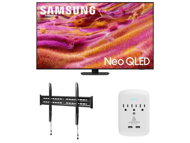 Samsung QN85QN90FAFXZA 85 Inch Neo QLED 4K QN90F Vision AI Smart TV with a Walts TV FIXED-MOUNT-43-90 TV Mount for 43'-98' TVs and Amber Protection...