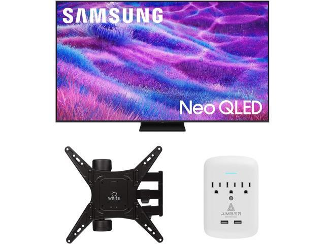 Samsung QN55QN80FAFXZA 55 Inch Neo QLED QN80F Series Supreme UHD 4K TV with a Walts TV Medium Full Motion Mount for 32'-65' TVs and Amber...