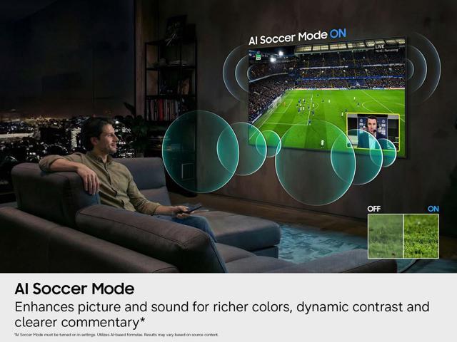 Samsung - 100” Class QN80H Series Neo QLED Mini LED 4K UHD SamsungVision AI Smart Tizen TV (2026) - image 8