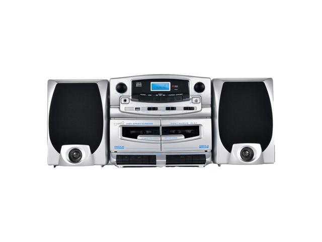 Supersonic SC-2121BT Bluetooth Entertainment Audio System Bluetooth 5.0 op Loading MP3/CD Player AM/FM Radio USB Input Double Cassette Recorder High-Performance Detachable Speakers AC/DC - image 4