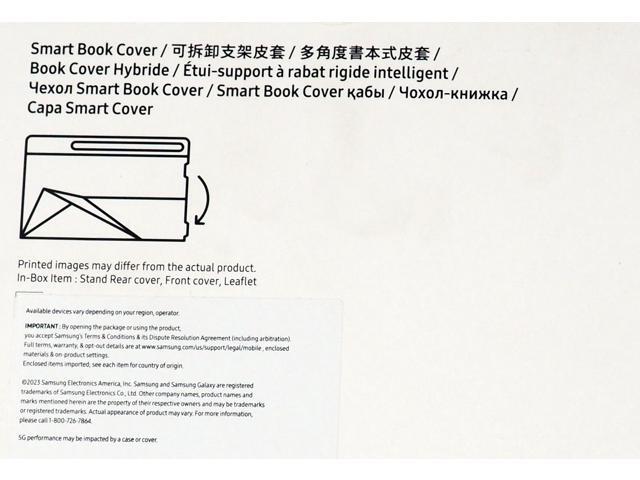 Samsung - Galaxy Tab S10 Ultra/S9 Ultra Smart Book Cover - Black - image 3