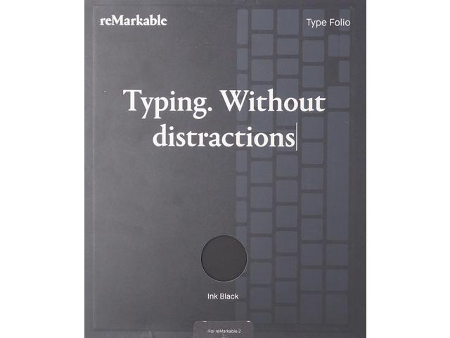 reMarkable - 2 - Type Folio keyboard for your 10.3'' paper tablet - Ink Black - Black Ink - image 4
