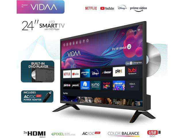 Supersonic 24' LED Smart HDTV w DVD Player, AC/DC Compatible with Car Cord, 1080p, WiFi, SC-2426SDVD
