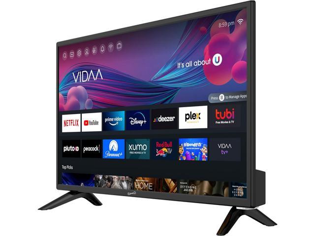 Supersonic 24' LED Smart HDTV w DVD Player, AC/DC Compatible with Car Cord, 1080p, WiFi, SC-2426SDVD