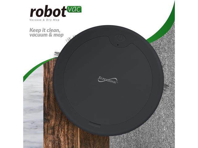 Supersonic Robot Vac Vacuum and Dry Mop, Quiet w 120 Minutes of Cleaning Time SC-820SV