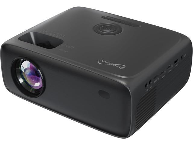 Supersonic SC-282P Full HD 1080P LED Projector with Bluetooth, 7800 Lumens, LED 4' LCD, 40150' Display